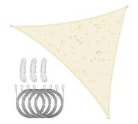 Shein 1 Set de Toldo Parasol Impermeable, incluye cuerdas de cable de acero inoxidable, disponible en formas de triángulo, rectángulo y cuadrado, protección