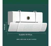 Shein 1 Set Deflector de Aire Acondicionado sin Perforación, Evita el Soplido Directo. Modelo Universal, Apto para Todos los Modelos. Cubierta Guía de Aire