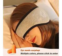 Shein 1 set, Orejeras insonorizantes para dormir, antifaz ajustable con , con tapones para los oídos para bloquear el ruido sin presionar las orejas, adecua
