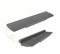 Shein 1 Set Protector de salpicaduras actualizado para fregadero de cocina, cubierta antisalpicaduras para grifo, bandeja de goteo para manija, paño de coci