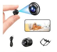 Shein 1 y 2 Mini cámara HD inteligente, cámara de para el hogar, portátil e inalámbrica WiFi 2.4G con monitoreo remoto desde el teléfono móvil, con función