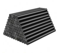Shein 10/20/30 piezas Barras de pegamento termofusible negro - 7mm*10cm, Mini barras de pegamento termofusible, Manualidades DIY, Adhesivo fuerte, Para pist