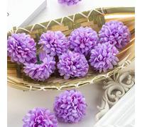 Shein 10/30 piezas/Set Bolas de flores artificiales de hortensia, guirnaldas de crisantemo, materiales DIY para coronas, decoración para fiestas de cumpleañ