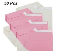 Shein 10/50/100 piezas Sobres para tarjetas de regalo de 5 X 7 pulgadas, sobres de invitación de papel de 120 g/m², juego de tarjetas de regalo para mayoris
