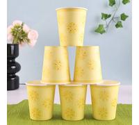 Shein 10 piezas/20 piezas/40 piezas/Set, Vasos de papel con limón de verano, Vasos de papel para picnic, Vasos de papel para fiestas, Vasos de papel para ba