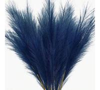 Shein 10 piezas/20 piezas - Juncos artificiales de 55 cm/21,65 pulgadas de altura, hierba de pampa falsa, rama de plumas falsas para rellenar jarrones de pi