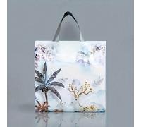 Shein 10 piezas Bolsas de regalo lindas Bolsillos de compras de dibujos animados Bolsas de ropa Bolsas de embalaje de plástico con asa