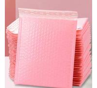Shein 10 piezas/paquete Sobres acolchados rosas, Sobres, Bolsas de regalo navideñas
