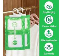 Shein 10 Piezas/Set Bolsas deshumidificadoras de armario, Bolsas colgantes absorbentes de humedad, Anti-moho y a prueba de humedad, Adecuado para cocina, ba