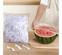 Shein 100/200/400 piezas Cubiertas de plástico transparente para envolver alimentos, Cubiertas de alimentos a prueba de polvo, Bolsas para cubrir platos y t