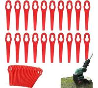 Shein 100 piezas/30 piezas/10 piezas Cuchillas de plástico para cortadora de césped, cuchillas de corte de plástico para cortador de hierba de jardín, forma