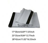 Shein 100 piezas/50 piezas/20 piezas Bolsas grandes y gruesas de mensajería, bolsas de embalaje selladas, bolsas de embalaje de logística de almacenamiento,