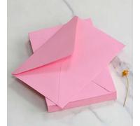 Shein 100 piezas/50 piezas/20 piezas Sobres mini de papel kraft rosa, adecuados para tarjetas de regalo y tarjetas de presentación [10.5cm X 7cm]