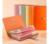 Shein 100 piezas Paquete de valor de sobres recargables, 100 piezas Libro de ahorros de sobres, Álbum de billetes, Álbum de carteras, Libro de recolección d