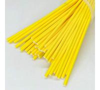 Shein 100 piezas/Paquete Pajitas de papel de unicolor, pajitas de alta calidad y resistentes de 6*197mm, Blanco/Negro/Kraft/Rosa/Amarillo/Verde/Verde Oscuro