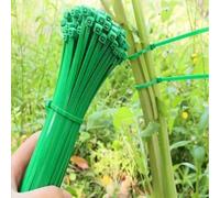 Shein 100 piezas/Set Ataduras de jardín, bandas de fijación de plantas envolventes de plástico, ataduras de cable de jardín portátiles, jardinería y cuidado