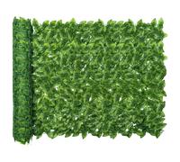 Shein 100 X 300cm Pantalla de valla de privacidad de hiedra artificial - Panel de pantalla de privacidad de hojas de seto falso de plástico, resistente a lo