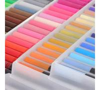 Shein 12/24/36/48/60/72/100/120 Bolígrafos de doble punta para acuarela con punta de pincel suave, lavables, 8 opciones de set, multicolor, bolígrafos para