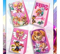 Shein 12/24/36 Piezas Bolsas de regalo de papel decorativas con tema de Paw Patrol rosa para fiesta de cumpleaños, Bolsas de regalo de color Princesa Skye,