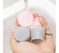 Shein 12 piezas Tapones de silicona silenciosos para patas de silla, Cubiertas de silicona redondas para patas de silla, Adecuados para almohadillas silenci