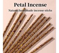 Shein 15 piezas/paquete Varitas de incienso con aroma floral, rosa, osmanto, jazmín, salvia, lavanda y otros aromas florales, hechos con ingredientes natura