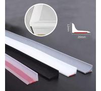 Shein 1m/3m Tira de silicona impermeable, tira de sellado impermeable flexible para encimera de cocina, baño, protector antisalpicaduras autoadhesivo para f