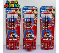 Shein 1set/12pcs Juego de Borradores de Lápiz de Dibujos Animados Anime S-Uper, Un Regalo de Recompensa para Niños que Aman Aprender, El Regalo Perfecto de