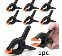 Shein 2/3/5/6/7/8/10/12/15/20/25/30/40 piezas Pinzas grandes de 3 pulgadas de alta resistencia, herramientas de carpintería, pinzas de resorte manuales para