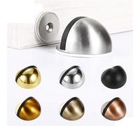 Shein 2/4 piezas Tope de puerta magnético para el piso, tope de puerta magnético con adhesivo doble cara, sin necesidad de perforar, tope de puerta de acero