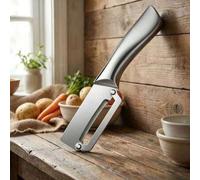 Shein 2 piezas/1 pieza Pelador de verduras de acero inoxidable de alta eficiencia - Mango ergonómico, pelador de patatas y frutas resistente a la oxidación,