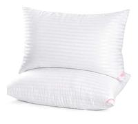 Shein 2 piezas Almohadas de la colección de hotel para dormir, almohadas para dormir de lado y espalda, súper suaves, alternativa al plumón, con relleno de
