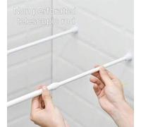 Shein 2 piezas Barras de cortina modernas ajustables de tensión - Barra extensible de alta resistencia, sin necesidad de taladrar, adecuada para ducha, arma