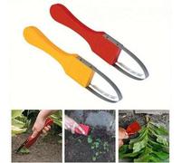 Shein 2 piezas de desherbador redondo de mano, herramienta de jardinería con mango de plástico, hace que la jardinería sea simple y fácil, con diseño de ani