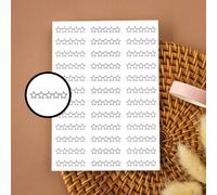 Shein 2 piezas Pegatinas de calificación de estrellas para planificador, Pegatinas de calificación de libros para planificador, Pegatinas de reseña de libro