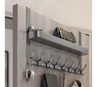 Shein 2 piezas/Set/1 pieza Gancho para puerta, Perchero para toallas de puerta, con 5-8 ganchos triples, perchero colgante para puerta, apto para colgar art