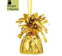 Shein 2 piezas Soportes para globos para decoración de fiestas, bloque de peso de metal con lámina, peso para centros de mesa de fiesta de cumpleaños y boda