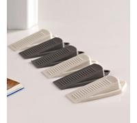Shein 2 piezas Tope de puerta de goma con diseño de ratón, tope de puerta, sujetador, protector para bebés para el hogar y la oficina