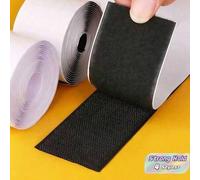 Shein 2 rollos/Set Cinta adhesiva fuerte de 3 metros de , autoadhesivo minimalista de nailon, una cinta de cada color (negro y blanco), para fijar cojines d