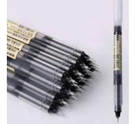 Shein 20/15/10/5/2 piezas Bolígrafo de gel de secado rápido para firma, tinta negra y azul, bolígrafo de bola para escuela y oficina, artículos de papelería