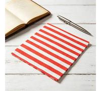 Shein 20/40 piezas Servilletas de papel a rayas rojas y blancas, servilletas a rayas desechables para fiestas, adecuadas para picnics, barbacoas, fiestas de