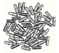Shein 20/50/100 piezas Soportes de estantes de 5x16mm (0.2X0.63in) con eje central, para armarios, gabinetes, muebles, estanterías