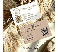 Shein 20/50/100piezas Tarjetas Personalizadas, Tarjetas de Felicitación Personalizadas, Códigos QR Personalizados, Pagos Personalizados, Cupones Personaliza