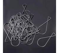 Shein 20/50/70/100 piezas Ganchos con clips en forma de T para colgar letreros/etiquetas en baldosas/rejillas/techos en oficina, aula, hogar, decoración de