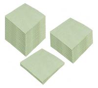 Shein 20/60/100 servilletas de papel de color verde salvia, plegadas 5 X 5 pulgadas, desplegadas 10 X 10 pulgadas, servilletas desechables para cena, boda,