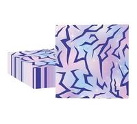 Shein 20 piezas/40 piezas/100 piezas Servilletas de papel con chica de música púrpura Servilletas de papel con chica de música K-Pop para postre, bebida, de
