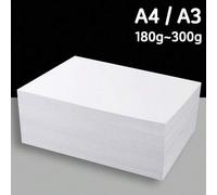 Shein 20 piezas de cartulina blanca A4, papel duro, papel blanco, papel A3, periódico para escritura a mano, bolígrafo marcador, papel para pintura artístic