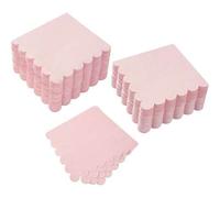 Shein 20 piezas Servilletas florales rosas sencillas, desechables