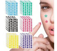 Shein 2000/1400/1120/400/240 Piezas Pegatinas de Estrellas, Pegatinas de Decoración de Halloween y Navidad, Pegatinas de Estrellas de Cinco Puntas Coloridas