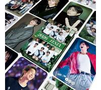 Shein 2026 FESTA Aniversario 55 piezas Tarjetas de fotos en caja, Tarjetas Lomo de retratos de ídolos K-Pop con atuendos privados y de escenario, Caja de re