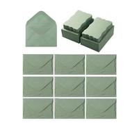 Shein 20pcs/10pcs/2pcs Mini Sobres Con Tarjetas De Nota En Blanco, Sobres Pequeños Autoadhesivos Para Bodas, Pequeñas Reuniones, Cartas De Amor, Tarjetas De